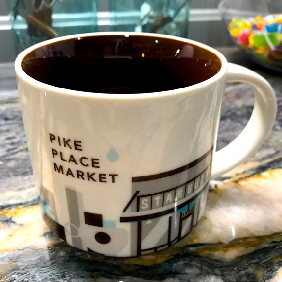 Starbucks “You Are Here” Coffee Mug | Location-PIKE PLACE MARKET| 2015 |Like New - Picture 1 of 4